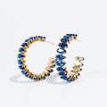 Saphire Royale Hoop