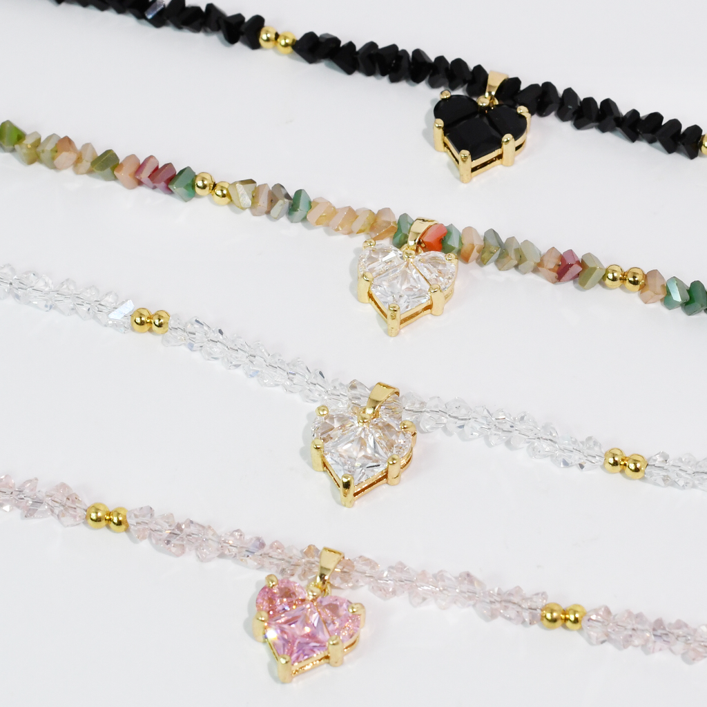 Gem Love Beads Necklace